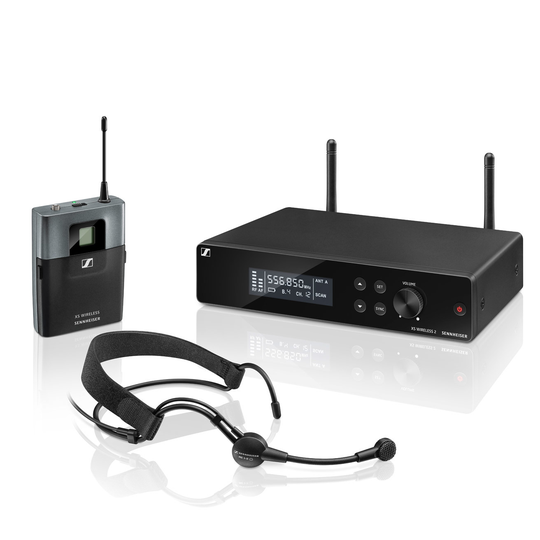 Sennheiser XSW 2-ME3-kuulokkeet (kaista A: 548-572 MHz)