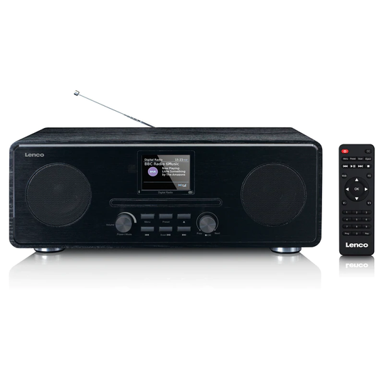 Lenco DAR-061 DAB Radio, Musta