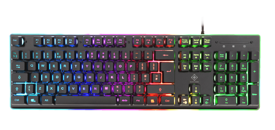 4-in-1 RGB KIT (headset, Keyboard, Mouse, Mousepad), Black, UK Layout