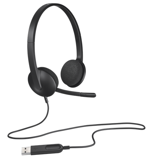 LOGITECH H340 USB Headset Black