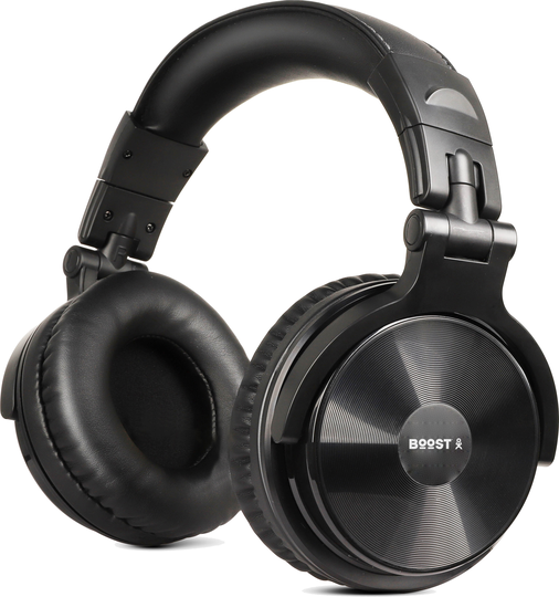 Boost DJH-250 DJ-kuulokkeet (musta) - BOOST