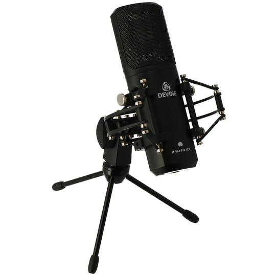 Devine M-Mic PRO XLR kondensaattorimikrofoni (musta)