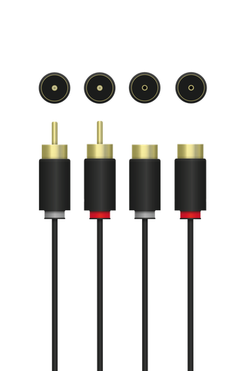 Extend Your RCA Cable That Is Used For Transfering Audio Between DVD/HD-players, Video, Camera, CD-p