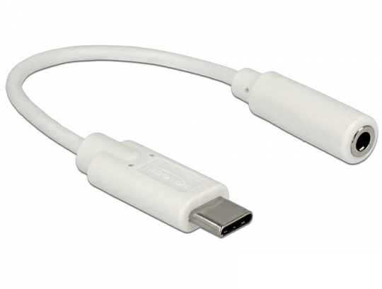 This Audio Adapter By Delock Allows The Connection Of Earphones, A Headset Or Speakers With Stereo J