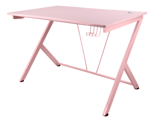Simple But Stylish Gaming Table For A True Gamer Who Wants An All-pink Setup.