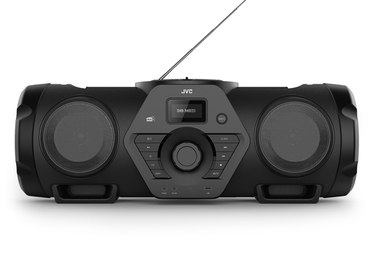 JVC RV-NB300DAB BoomBlaster-Bluetooth ja DAB+, sis. akun.