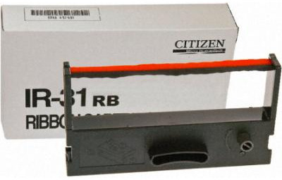 Citizen Ink Ribbon IR31 Red/Black