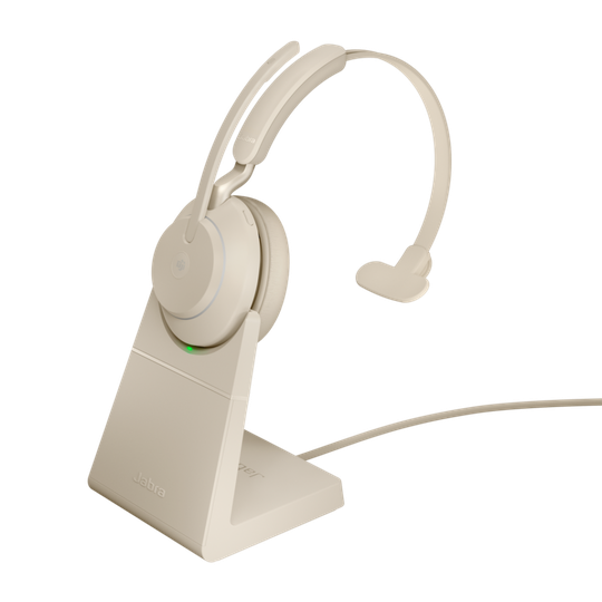 Jabra Evolve2 65 HS+Stand MS Mono Beige