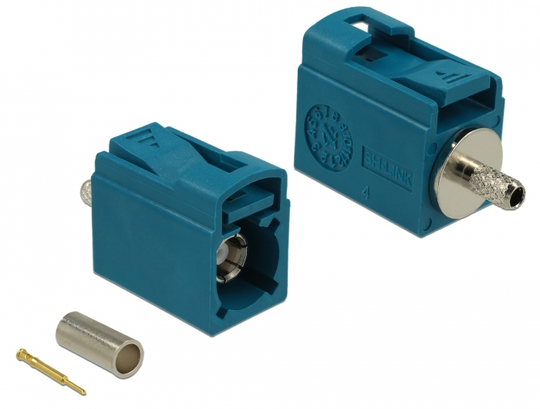 This Jack By Delock Is Suitable For Connecting Components Of Radio Frequency Technology.