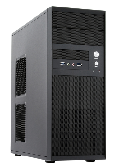 Black With Mesh Front Panel, 2 X USB 3.0