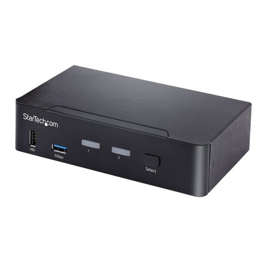 STARTECH 2 Port DP USB C KVM Switch