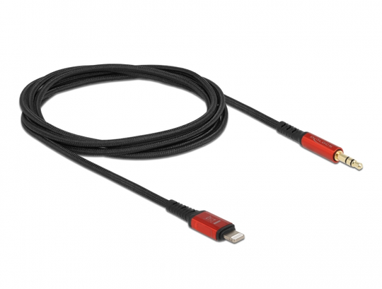 Audio Cable 8 Pin Lightning™ Male To Stereo Jack Male 3.5 Mm