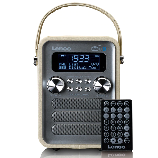 Lenco PDR-051 DAB Radio, Taupe/Hopea