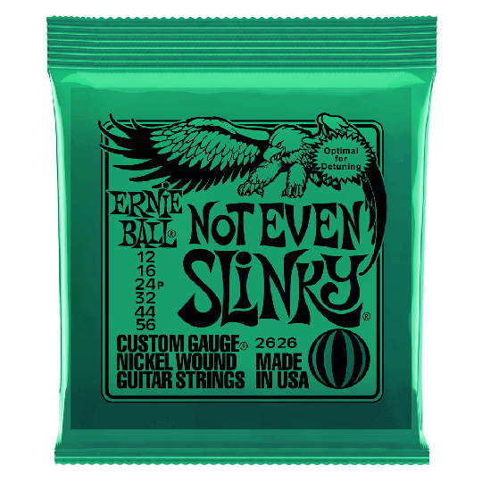 Ernie Ball Slinky Nickel Wound Kitara jouset, Sähkökitara Not Even Slinky 012-056 - Ernie Ball