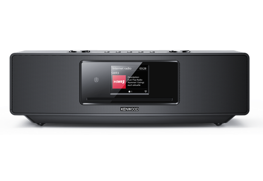 Kenwood CR-ST700SCD-B Internet radio, jossa on Bluetooth ja DAB+ (musta).