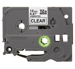 BROTHER TZE131 12 BLACK ON CLEAR
