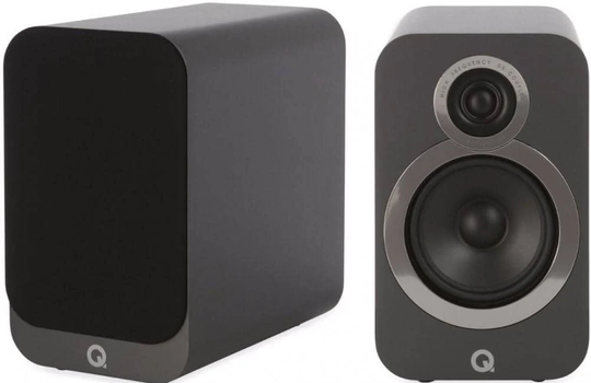 Q Acoustics 3020i jalustakaiutin, grafiitti, pari