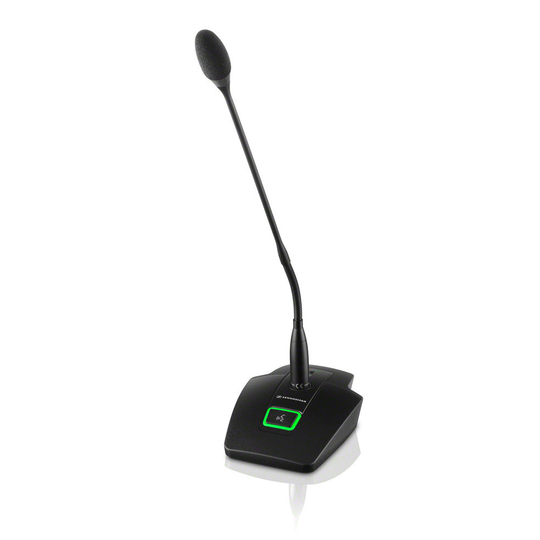 SENNHEISER SL TABLESTAND 133-S DW-3 B, LANGATON MIKROFONI