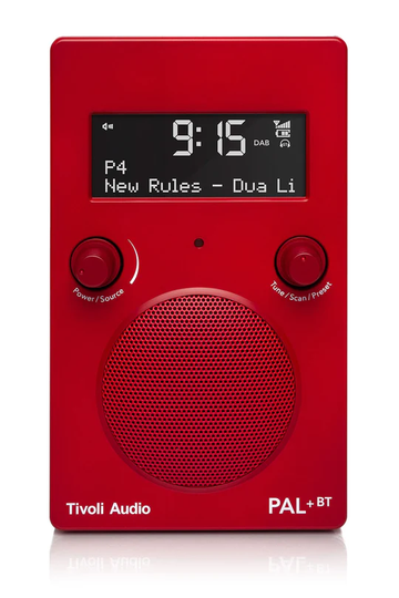Tivoli Audio PAL+BT DAB+/Bluetooth-kaiutin, punainen