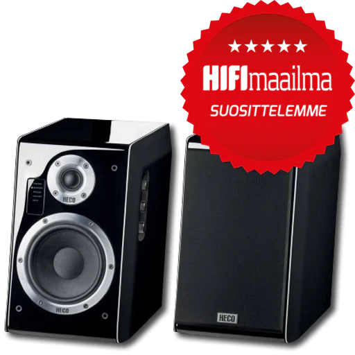 OUTLET Tuote (Takuu 1kk) Heco Ascada 2.0 BTX bluetooth-aktiivikaiutin, piano musta, pari