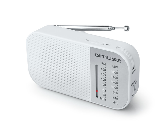 Muse M-025 RW On Kätevä Pieni Ja Hyvin Muotoiltu Kannettava FM-radio.